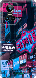 Силиконовый чехол Hong Kong City для Realme GT Neo3 - 5536u-2590 изображение 