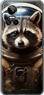 Силиконовый чехол Raccoon austronaut для Realme GT Neo3 - 5581u-2590 изображение 