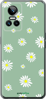 Силиконовый чехол Ромашки v4 для Realme GT Neo3 - 5603u-2590 изображение 
