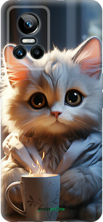 Силиконовый чехол White cat для Realme GT Neo3 - 5646u-2590 изображение 