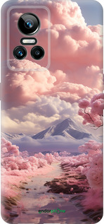 Силиконовый чехол Розовые облака для Realme GT Neo3 - 5660u-2590 изображение 
