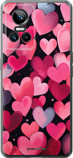 Силіконовий чехол Сердечка 4 для Realme GT Neo3 - 5662u-2590 изображение 