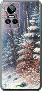 Силиконовый чехол 'Зимний пейзаж' для Realme GT Neo3 изображение 3