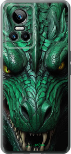 Силиконовый чехол 'Зелёный дракон v2' для Realme GT Neo3 изображение 5