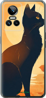 Силиконовый чехол 'Черная кошка v2' для Realme GT Neo3 изображение 8