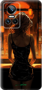 Силиконовый чехол Чехол для телефона Девушка в баре для Realme GT Neo3 - 5947u-2590 изображение 
