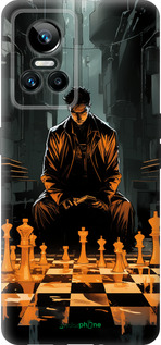 Силиконовый чехол Шахматы для Realme GT Neo3 - 5951u-2590 изображение 