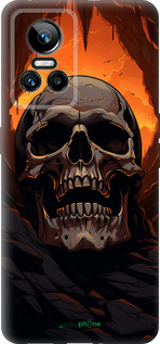 Силиконовый чехол Череп в пещере для Realme GT Neo3 - 5959u-2590 изображение 