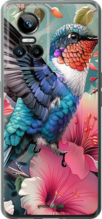Силиконовый чехол Сказочная колибри для Realme GT Neo3 - 6051u-2590 изображение 