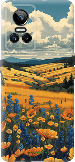Силиконовый чехол Украинское поле для Realme GT Neo3 - 6082u-2590 изображение 