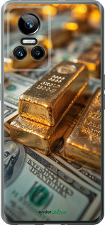 Силиконовый чехол Слитки и доллары для Realme GT Neo3 - 6105u-2590 изображение 