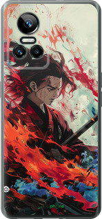 Силиконовый чехол Битва стихий для Realme GT Neo3 - 6110u-2590 изображение 