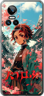 Силиконовый чехол Tanjiro Kamado для Realme GT Neo3 - 6132u-2590 изображение 