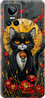 Силиконовый чехол China Cat для Realme GT Neo3 - 6134u-2590 изображение 