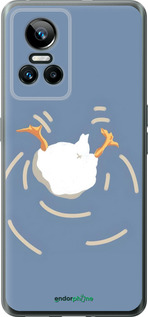 Силиконовый чехол Гусь ныряет для Realme GT Neo3 - 6275u-2590 изображение 