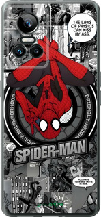 Силиконовый чехол Человек паук для Realme GT Neo3 - 6279u-2590 изображение 