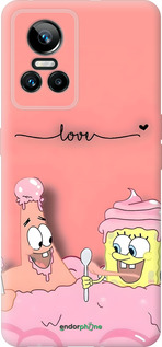 Силиконовый чехол Спанч Боб для Realme GT Neo3 - 6282u-2590 изображение 