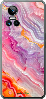 Силиконовый чехол Мрамор 2 для Realme GT Neo3 - 6307u-2590 изображение 