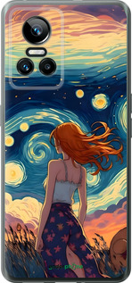 Силиконовый чехол Девушка Арт для Realme GT Neo3 - 6325u-2590 изображение 