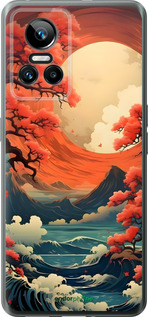 Силиконовый чехол Природа японии для Realme GT Neo3 - 6327u-2590 изображение 