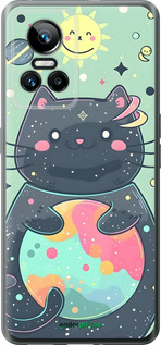 Силиконовый чехол Милый котик для Realme GT Neo3 - 6364u-2590 изображение 