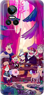 Силиконовый чехол Гравити Фолз для Realme GT Neo3 - 6365u-2590 изображение 
