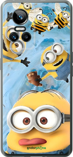 Силиконовый чехол Миньоны для Realme GT Neo3 - 6386u-2590 изображение 
