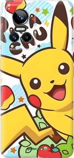 Силиконовый чехол Пикачу 2 для Realme GT Neo3 - 6391u-2590 изображение 