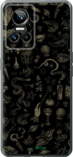 Силиконовый чехол Мистический коллаж с травами и магическими символами для Realme GT Neo3 - 6428u-2590 изображение 