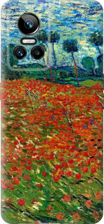 Силіконовий чехол Вінсент Ван Гог-Макове поле для Realme GT Neo3 - 6466u-2590 изображение 