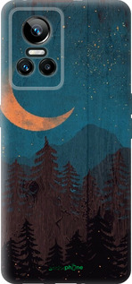 Силиконовый чехол Звездный лес для Realme GT Neo3 - 6480u-2590 изображение 