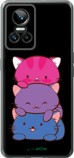 Силиконовый чехол Милые кошки для Realme GT Neo3 - 6518u-2590 изображение 