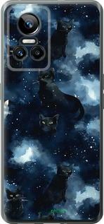 Силиконовый чехол Изображение Кошек с тёмной акварелью для Realme GT Neo3 - 6521u-2590 изображение 