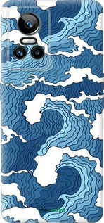 Силиконовый чехол Абстрактный рисунок морских волн для Realme GT Neo3 - 6538u-2590 изображение 