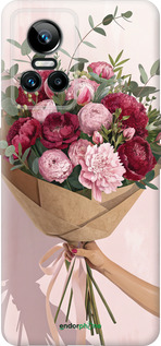 Силиконовый чехол Пионы 1 для Realme GT Neo3 - 6705u-2590 изображение 