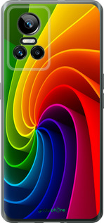 Силиконовый чехол Радужный вихрь для Realme GT Neo3 - 747u-2590 изображение 