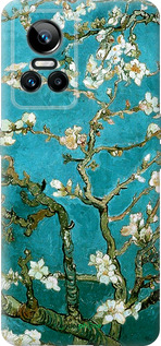 Силиконовый чехол Винсент Ван Гог. Сакура для Realme GT Neo3 - 841u-2590 изображение 