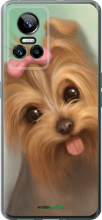 Силиконовый чехол Нарисованный йоркширский терьер для Realme GT Neo3 - 928u-2590 изображение 