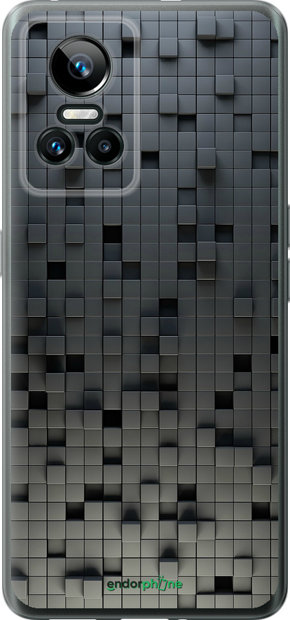 Силиконовый чехол Кубики для Realme GT Neo3 - 1061u-2590 изображение 