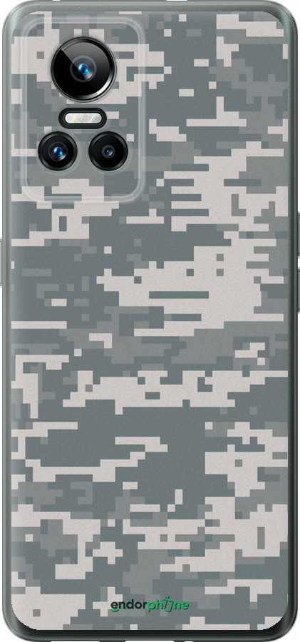 Силиконовый чехол Камуфляж для Realme GT Neo3 - 1085u-2590 изображение 