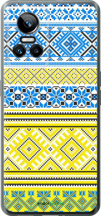 Силиконовый чехол Вышиванка 40 для Realme GT Neo3 - 1174u-2590 изображение 