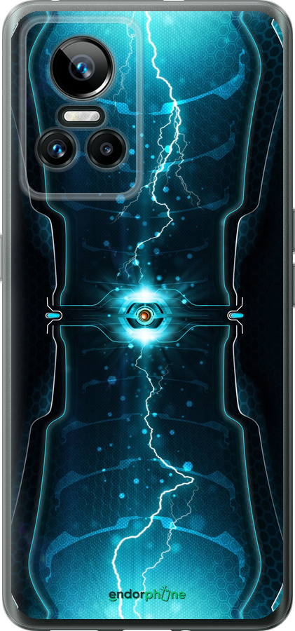 Силиконовый чехол Молнии в цилиндре для Realme GT Neo3 - 120u-2590 изображение 