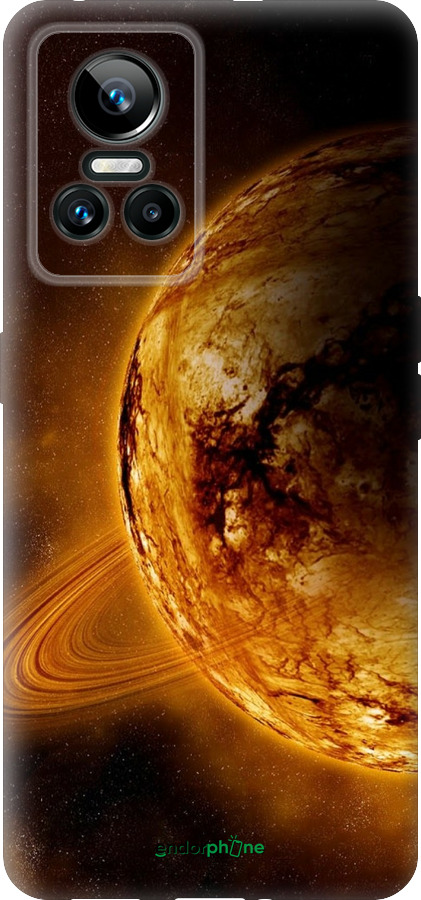 Силиконовый чехол Жёлтый Сатурн для Realme GT Neo3 - 170u-2590 изображение 