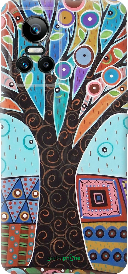 Силиконовый чехол Арт-дерево для Realme GT Neo3 - 4008u-2590 изображение 