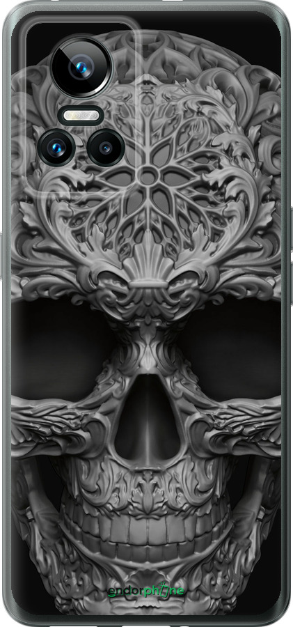 Силиконовый чехол skull-ornament для Realme GT Neo3 - 4101u-2590 изображение 