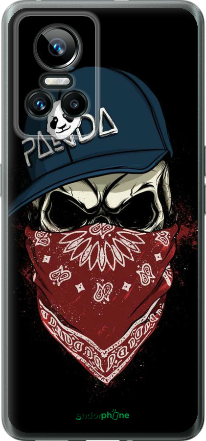 Силиконовый чехол Череп в кепке для Realme GT Neo3 - 4127u-2590 изображение 