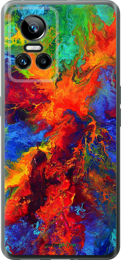 Силіконовий чехол Акварель на полотні для Realme GT Neo3 - 4150u-2590 изображение 