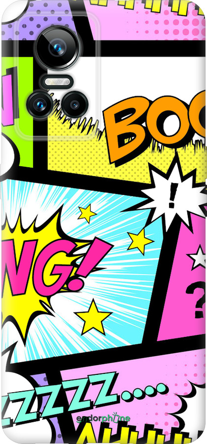 Силиконовый чехол Комикс 1 для Realme GT Neo3 - 4407u-2590 изображение 