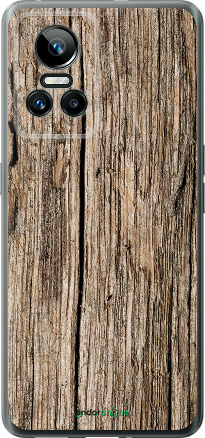 Силиконовый чехол Текстура дерева для Realme GT Neo3 - 4476u-2590 изображение 