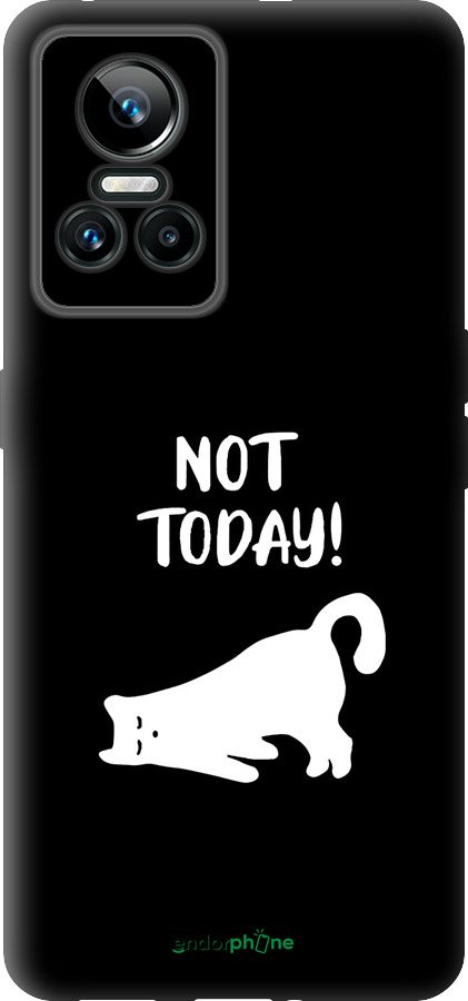 Силиконовый чехол Уставший кот для Realme GT Neo3 - 4535u-2590 изображение 